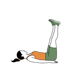 Illustration of a person doing Leg Raises