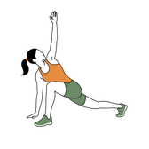 Illustration of a person doing World's Greatest Stretch