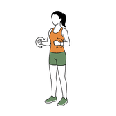 Illustration of a person doing Wrist Circles