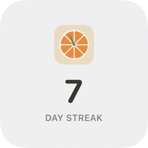Monthly Stats small widget