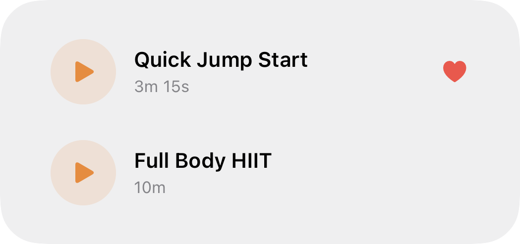 Quick Start medium widget